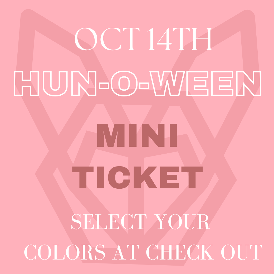 Hun-O-Ween Mini Pumpkin Ticket {in person event} must purchase in advance to sign up