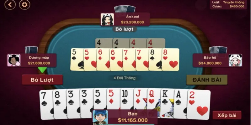 Người chiến thắng trong game b&agrave;i tiến l&ecirc;n l&agrave; người hết b&agrave;i đầu ti&ecirc;n